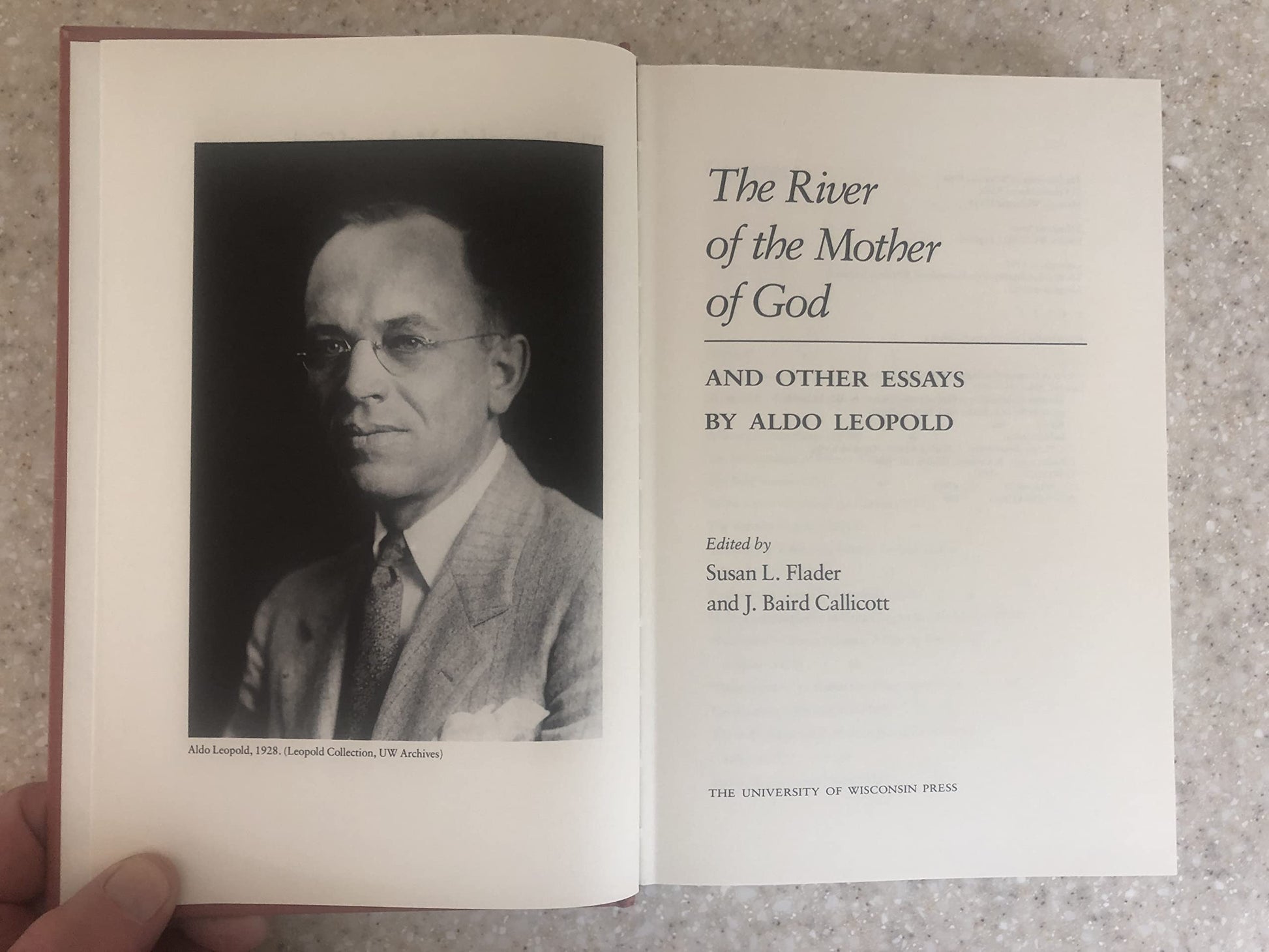 The River of the Mother of God and Other Essays by Aldo Leopold used book depot