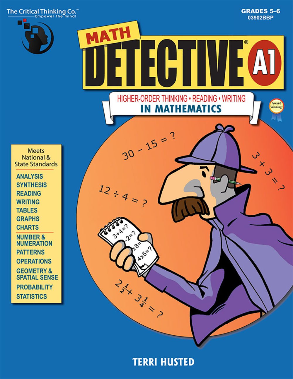 Math Detective A1 Workbook - Higher-Order Thinking, Reading, & Writing in Mathematics (Grades 5-6) used book depot