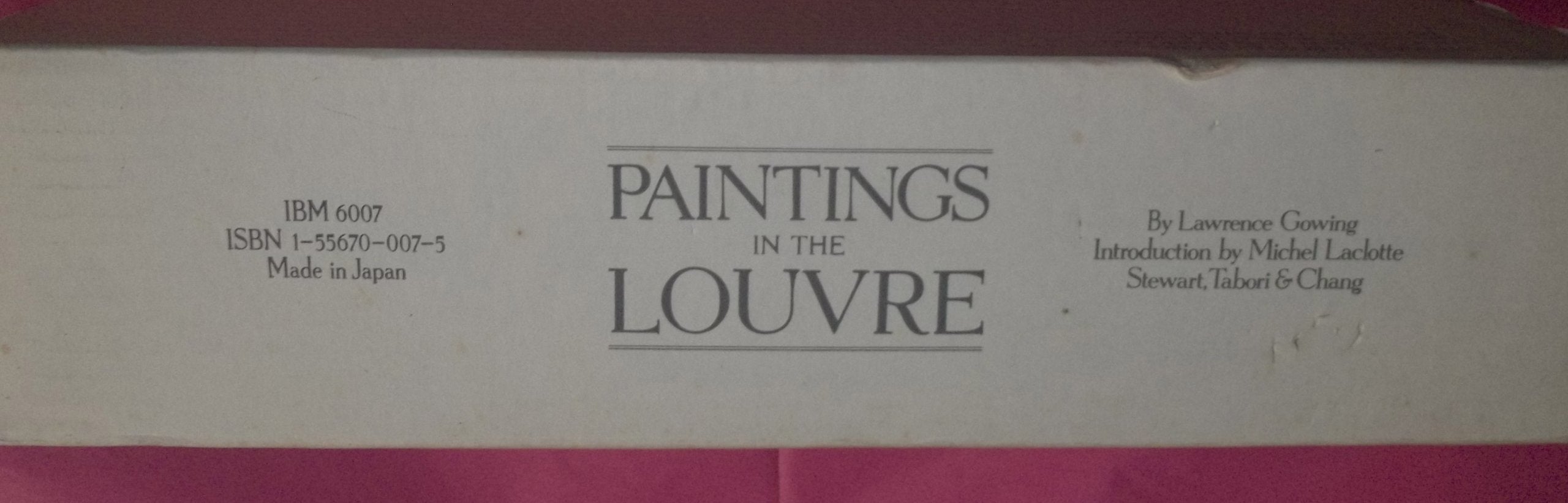 Paintings in the Louvre used book depot
