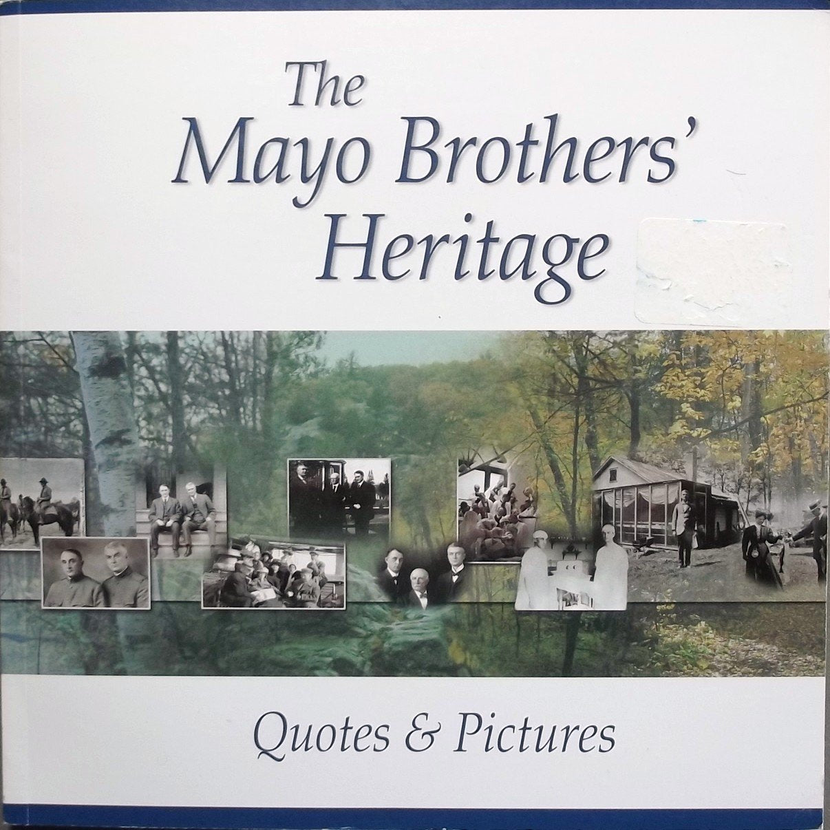 The Mayo Brothers' Heritage: Quotes & Pictures used book depot