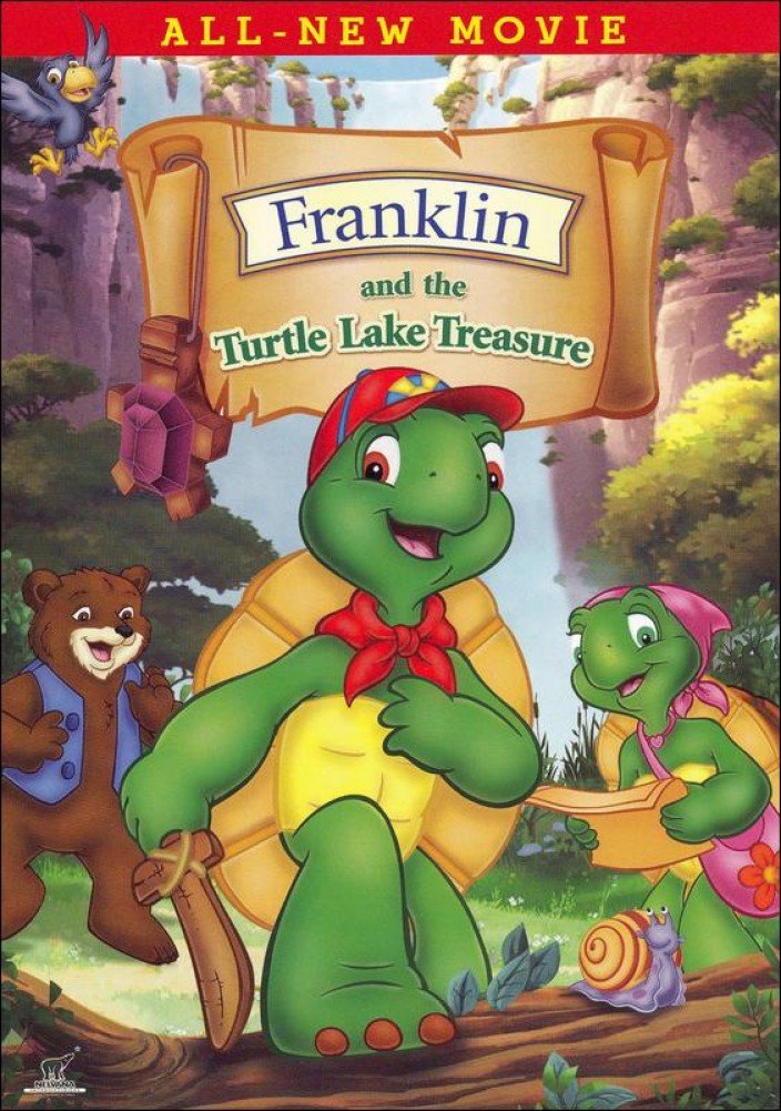 Franklin and the Turtle Lake Treasure (DVD) used book depot
