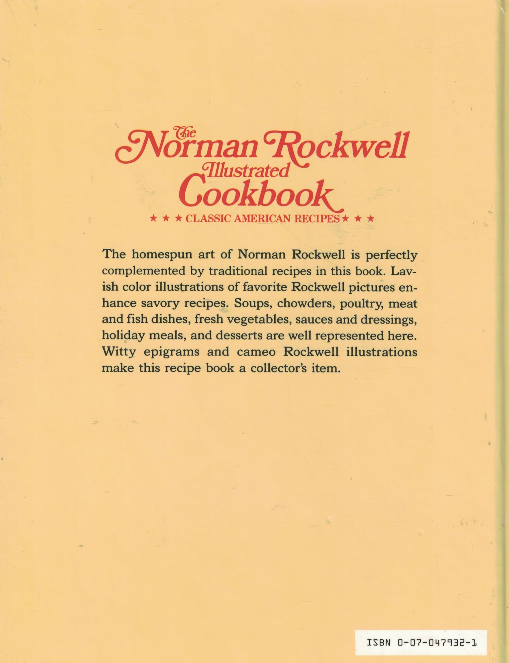 The Norman Rockwell Illustrated Cookbook: Classic American Recipes used book depot