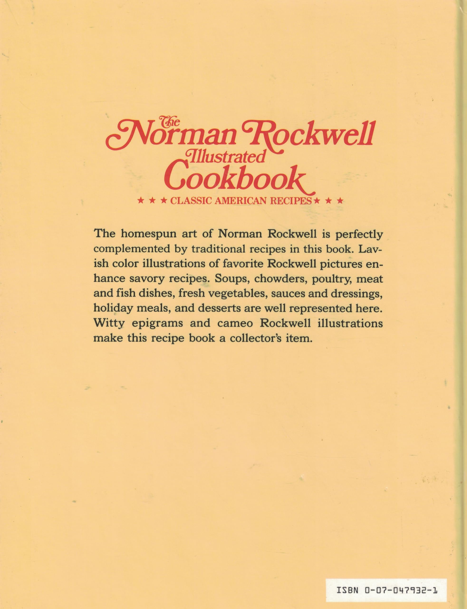 The Norman Rockwell Illustrated Cookbook: Classic American Recipes used book depot