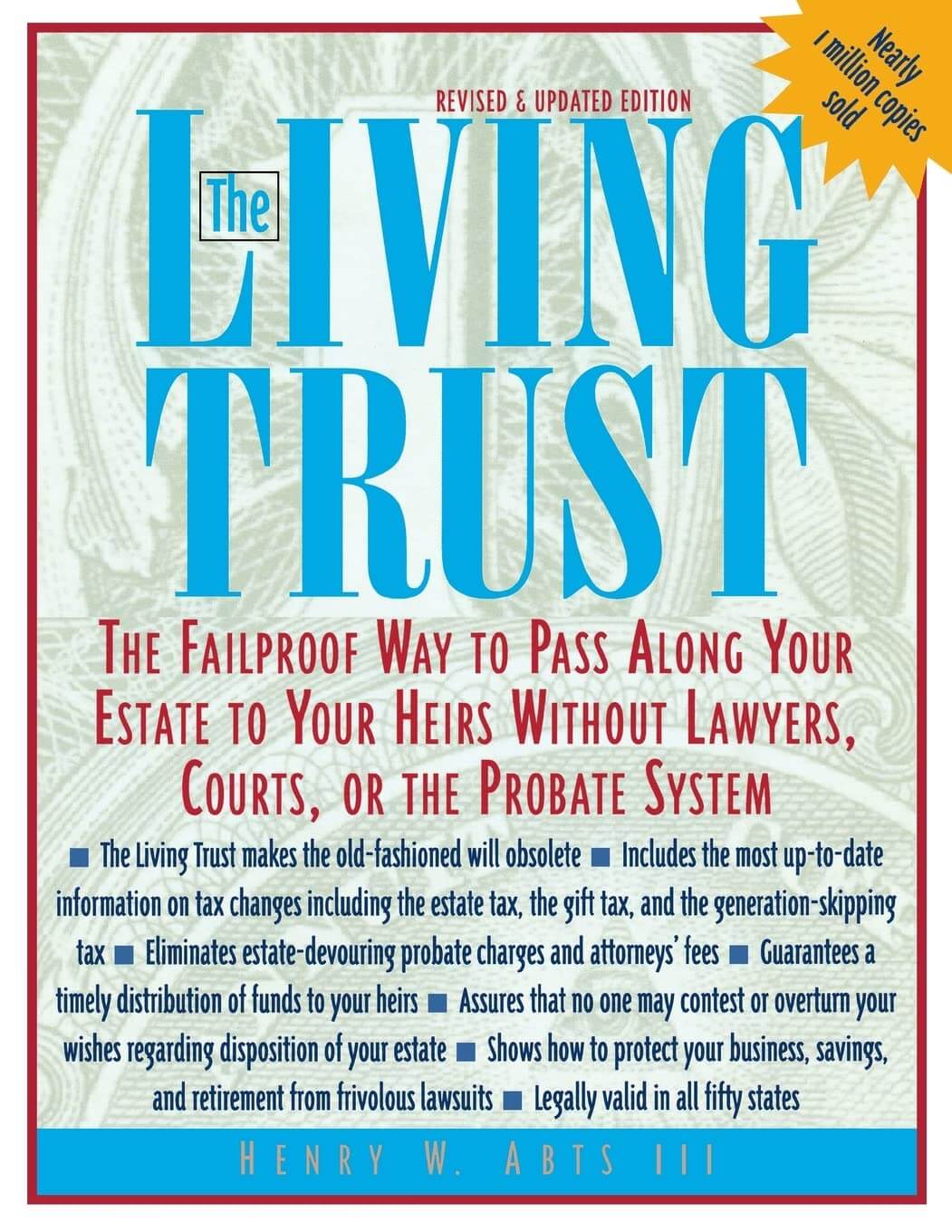 The Living Trust : The Failproof Way to Pass Along Your Estate to Your Heirs used book depot