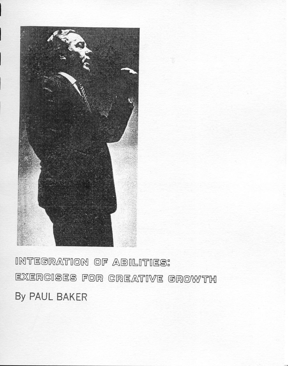 Integration of Abilities: Exercises for Creative Growth