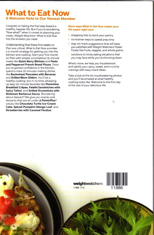 WEIGHT WATCHERS WHAT TO EAT NOW Cookbook 360 Plan Program Diet 240 Pages 150 Recipes