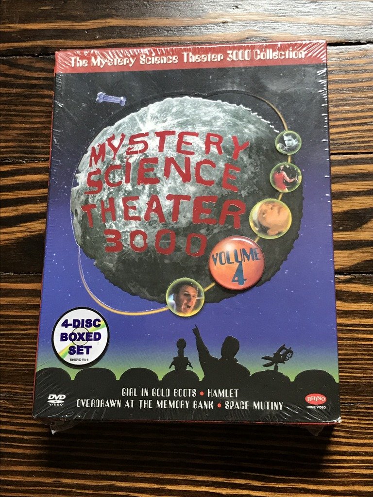 Mystery Science Theater 3000 Collection: Volume 4 (Girl in Gold Boots / Hamlet [1961] / Overdrawn at the Memory Bank / Space Mutiny) [DVD] used book depot