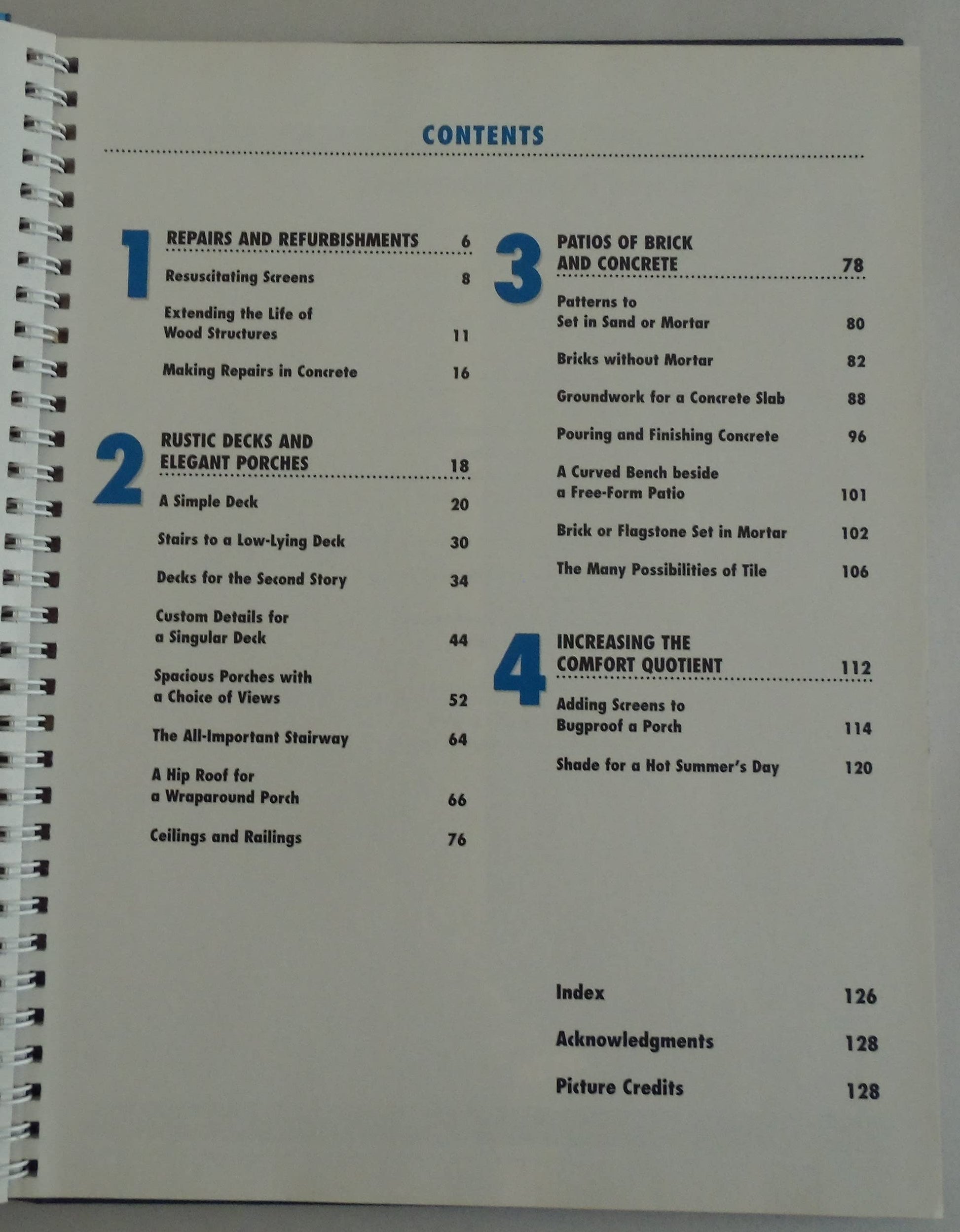 Decks, Porches, and Patios (Home Repair and Improvement, Updated Series) used book depot