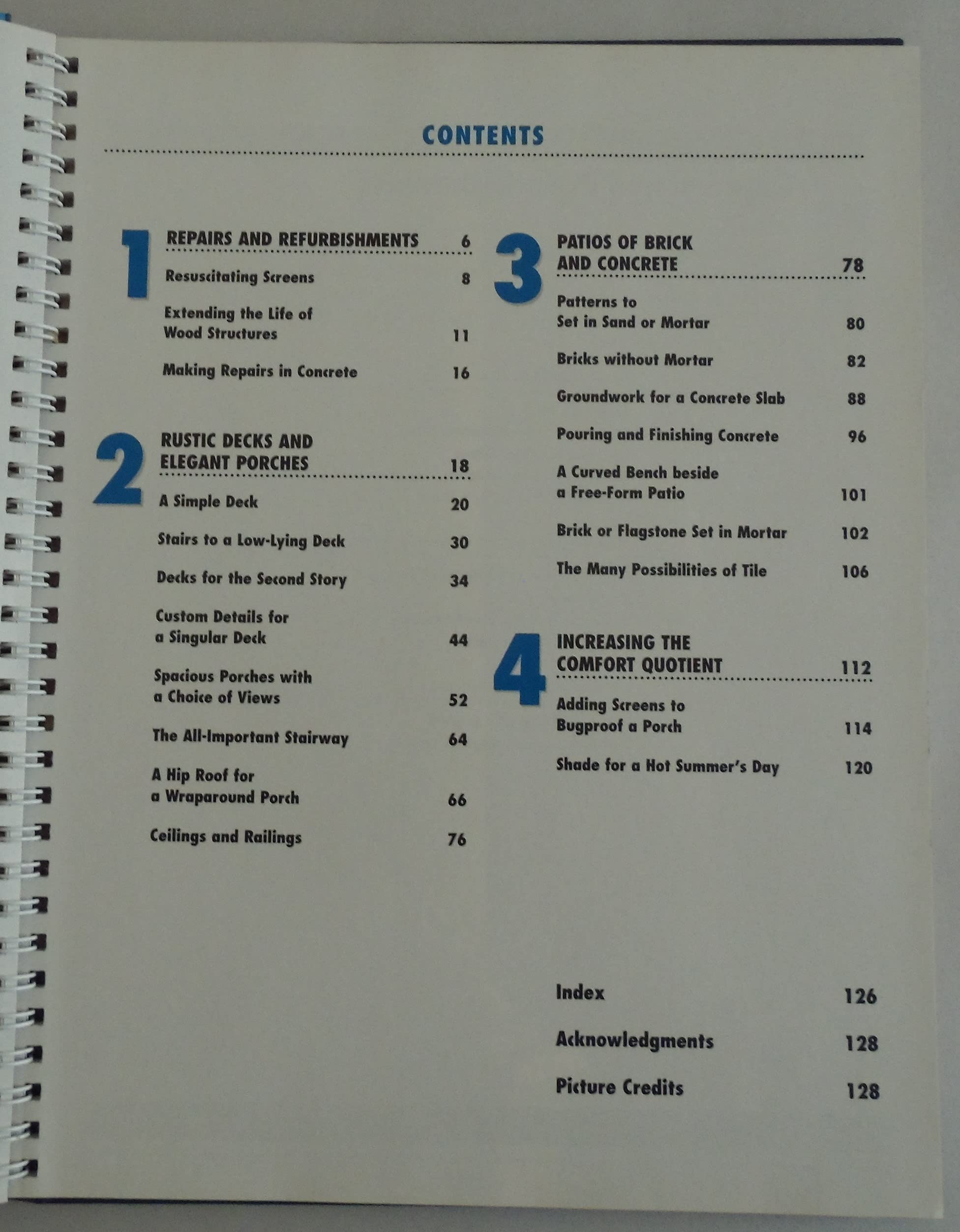 Decks, Porches, and Patios (Home Repair and Improvement, Updated Series) used book depot