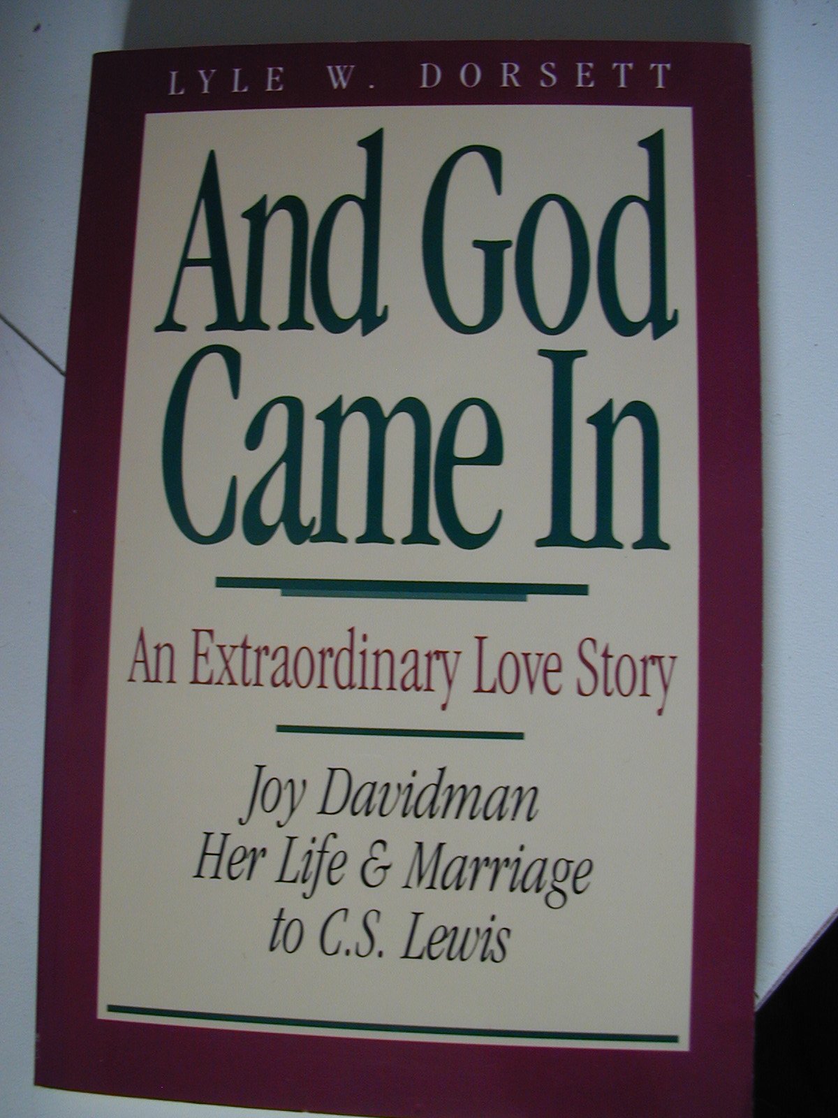 And God Came in used book depot