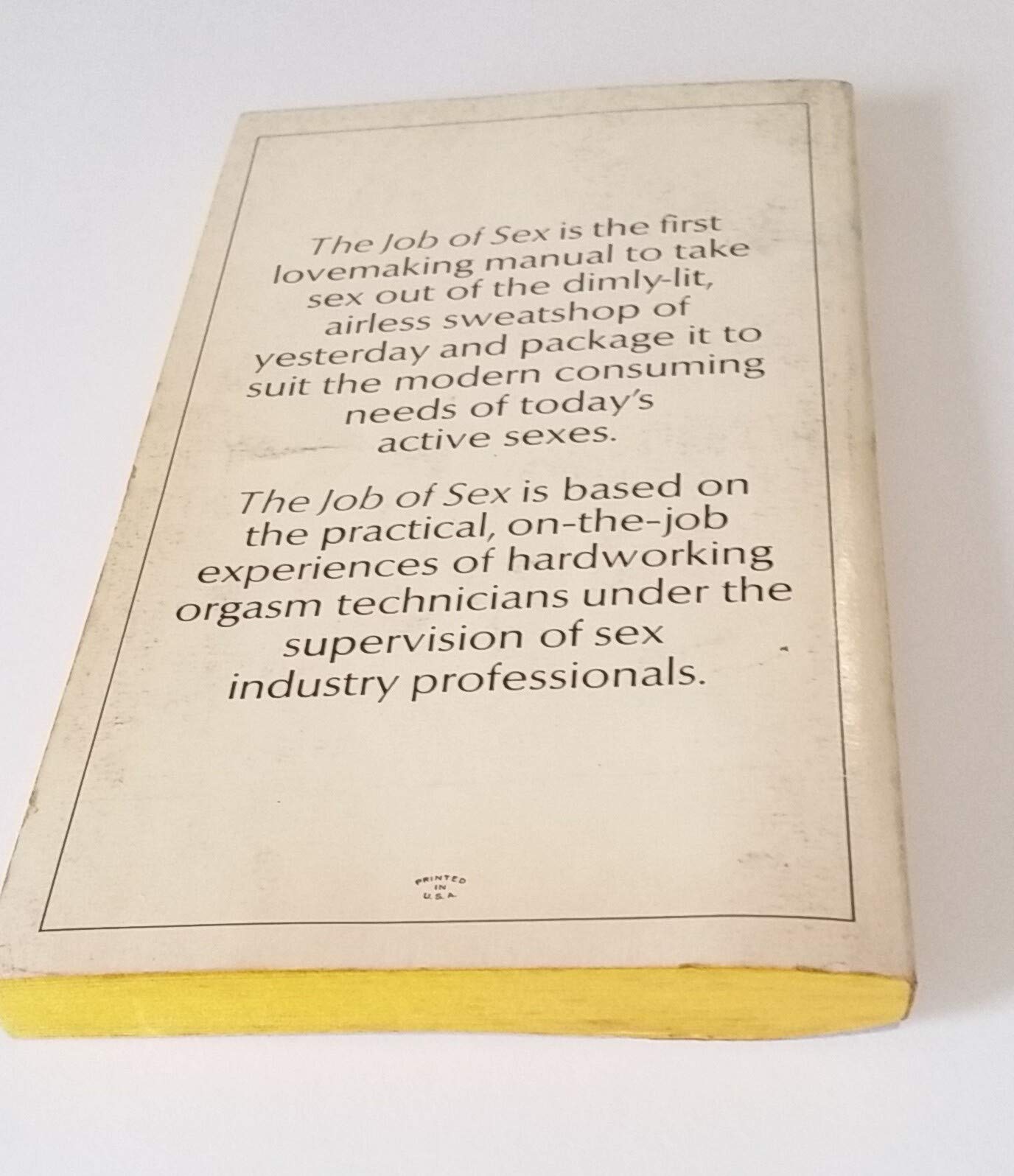 The Job of Sex: a Workingman's Guide to Productive Lovemaking used book depot