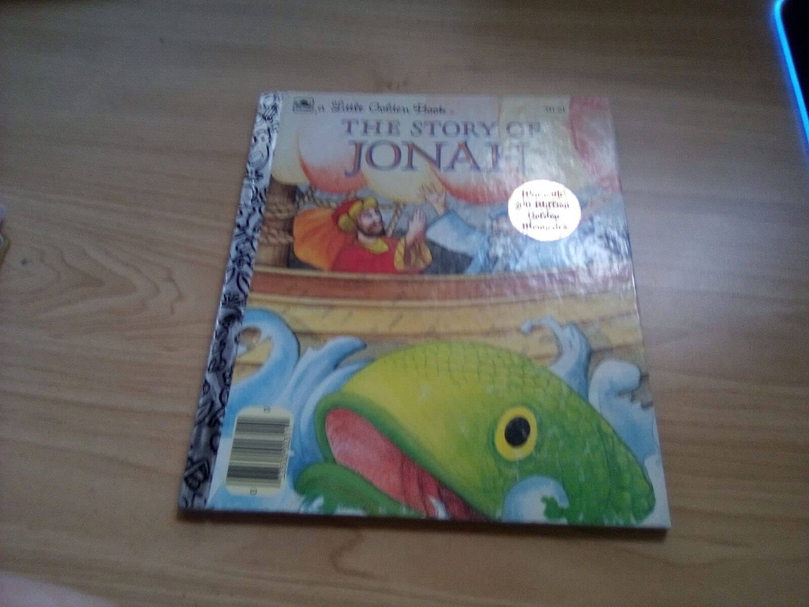 The Story of Jonah: Adapted from the Book of Jonah (A Little Golden Book) used book depot