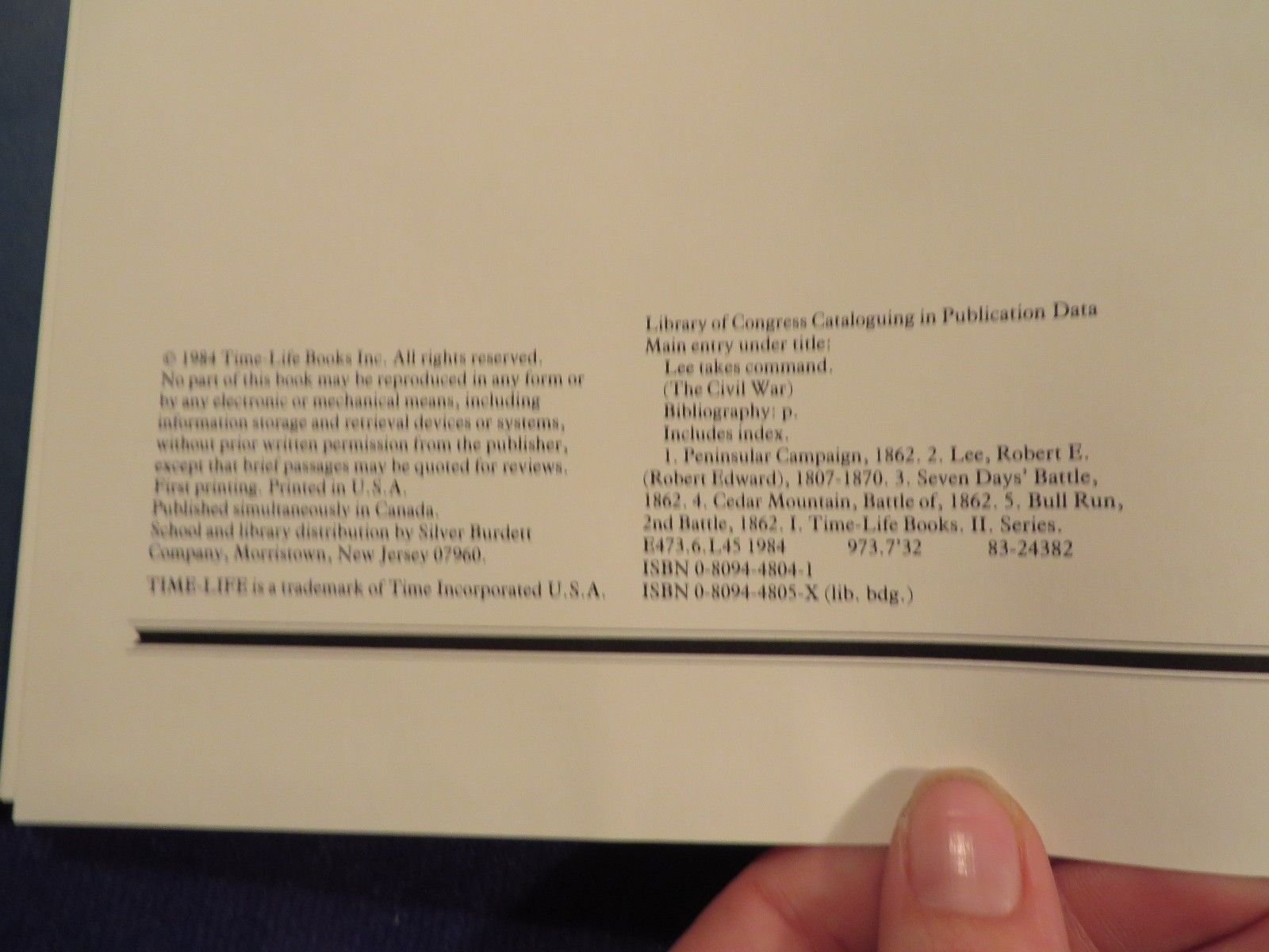 Lee Takes Command: From Seven Days to Second Bull Run used book depot