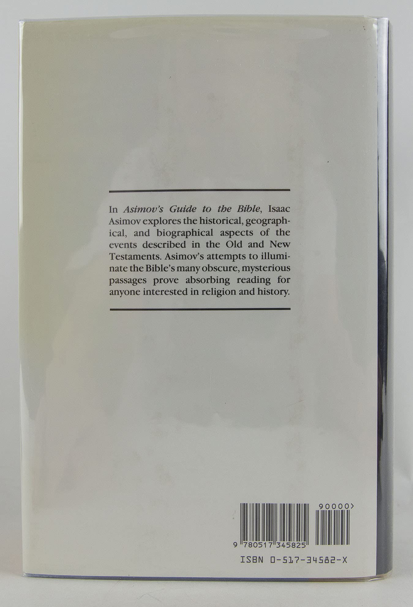 Asimov's Guide to the Bible: Two Volumes in One, the Old and New Testaments used book depot