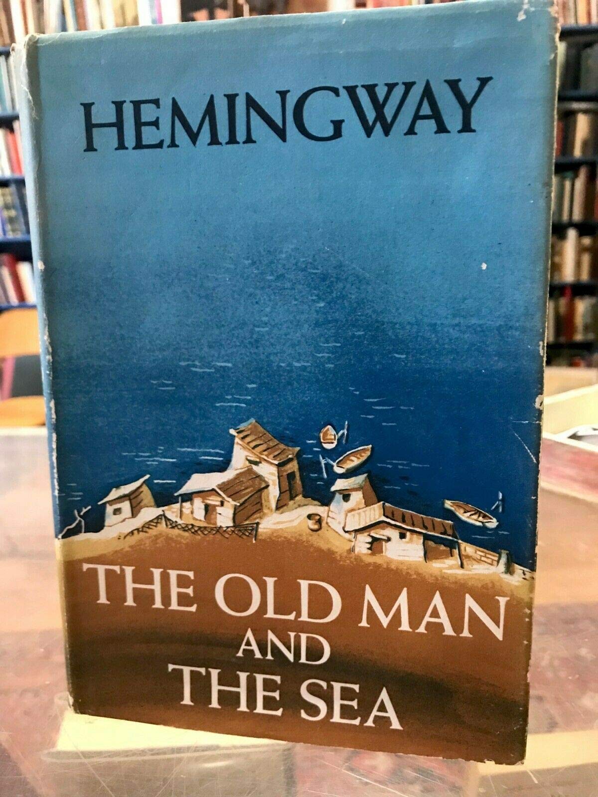 The Old Man and the Sea Ernest Hemingway 1952 BOTM Edition Hardcover A used book depot