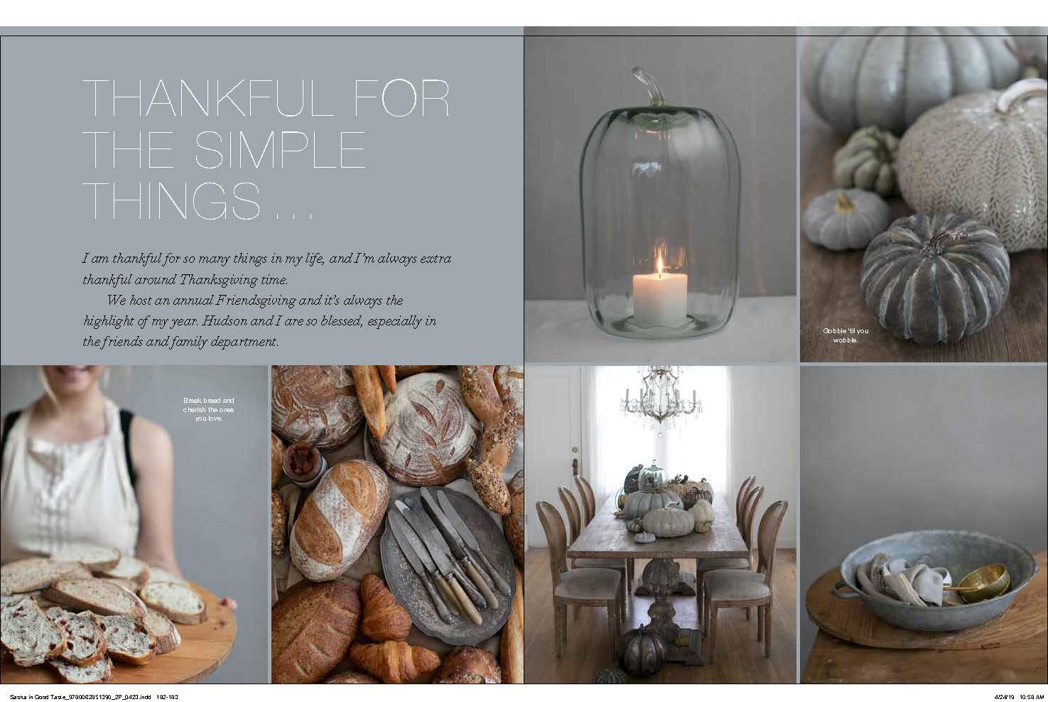 Sasha in Good Taste: Recipes for Bites, Feasts, Sips & Celebrations used book depot