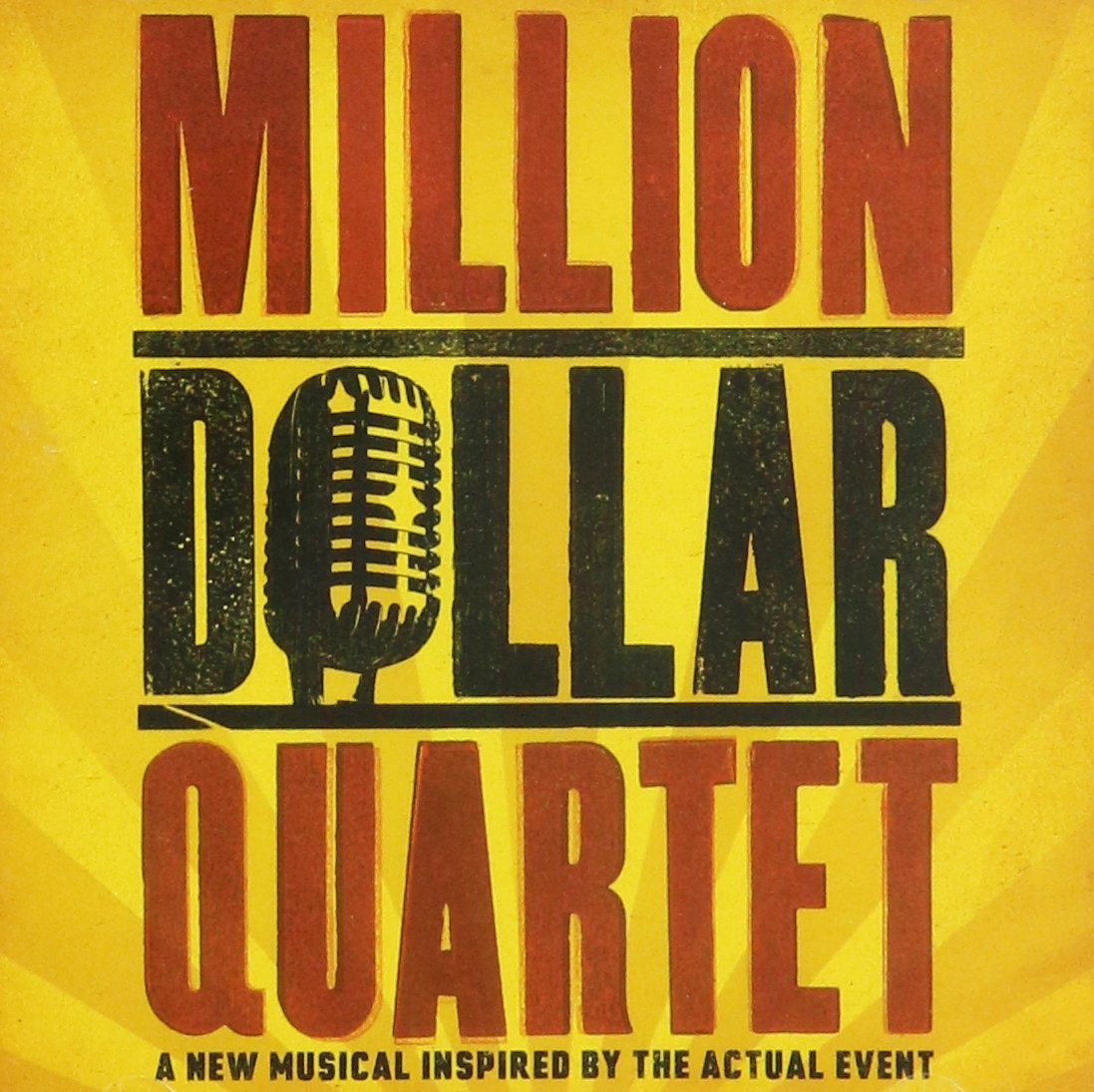 Million Dollar Quartet. A new musical inspired by the actual event. Original Broadway cast recording. used book depot