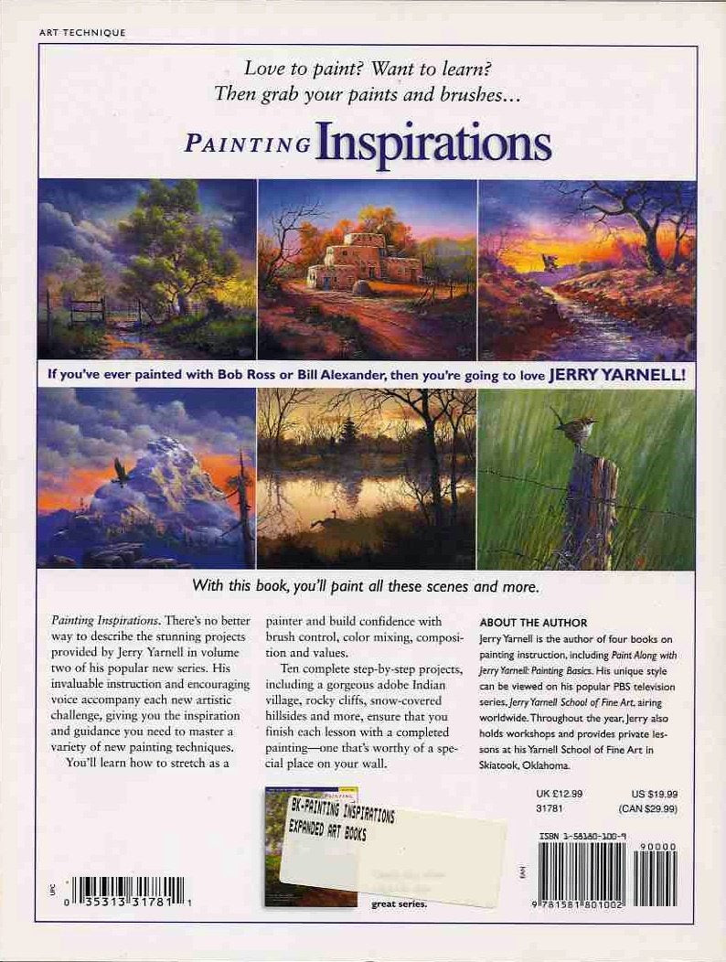 Paint Along with Jerry Yarnell Volume Two - Painting Inspirations used book depot