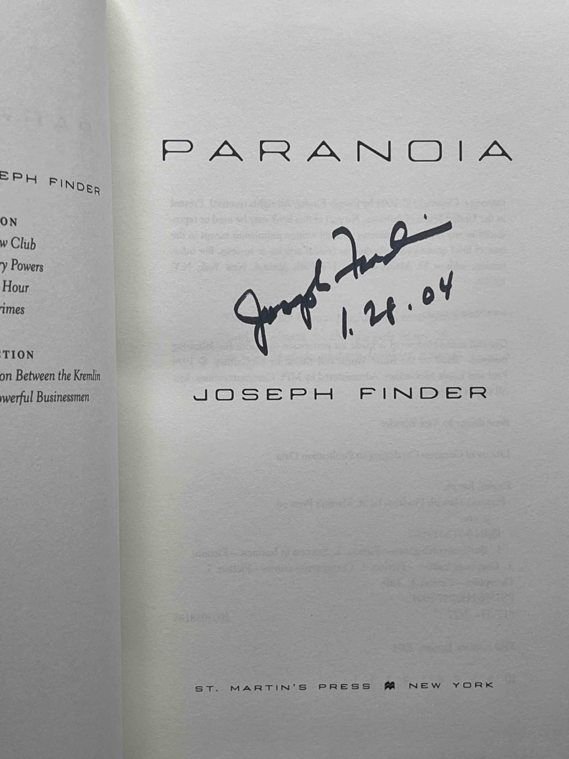 Paranoia used book depot