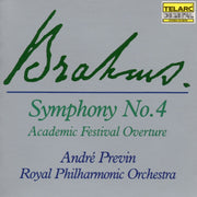 Brahms: Symphony No. 4, Academic Festival Overture used book depot
