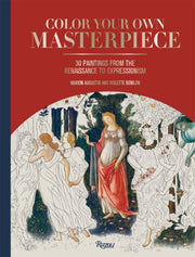 Color Your Own Masterpiece: 30 Paintings from the Renaissance to Expressionism used book depot