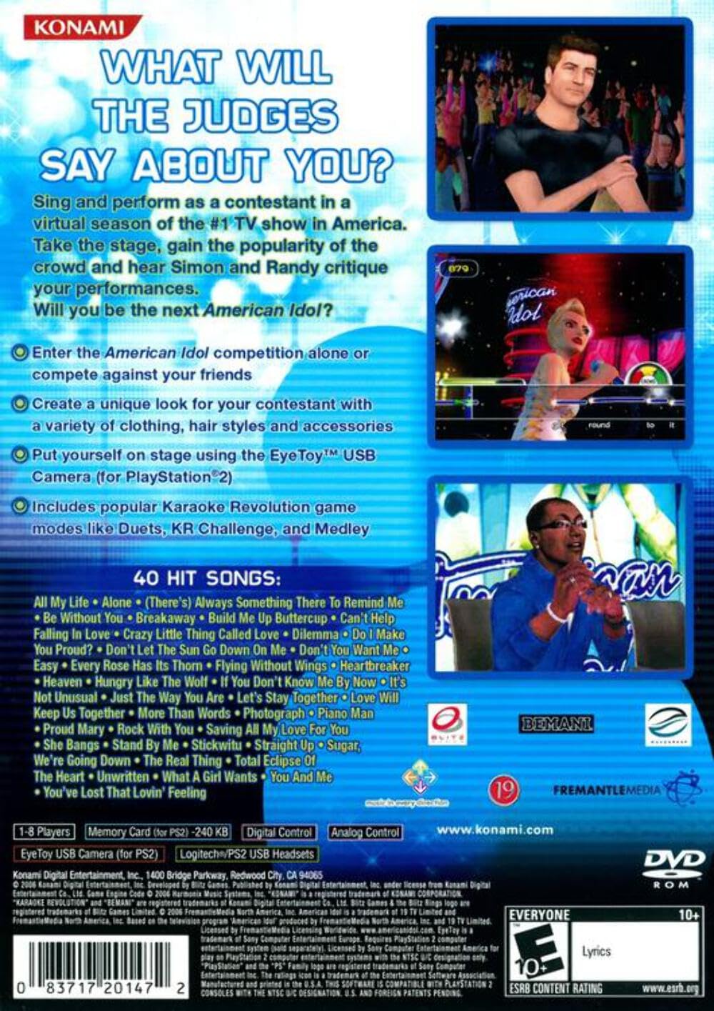 Karaoke Revolution: American Idol - PlayStation 2