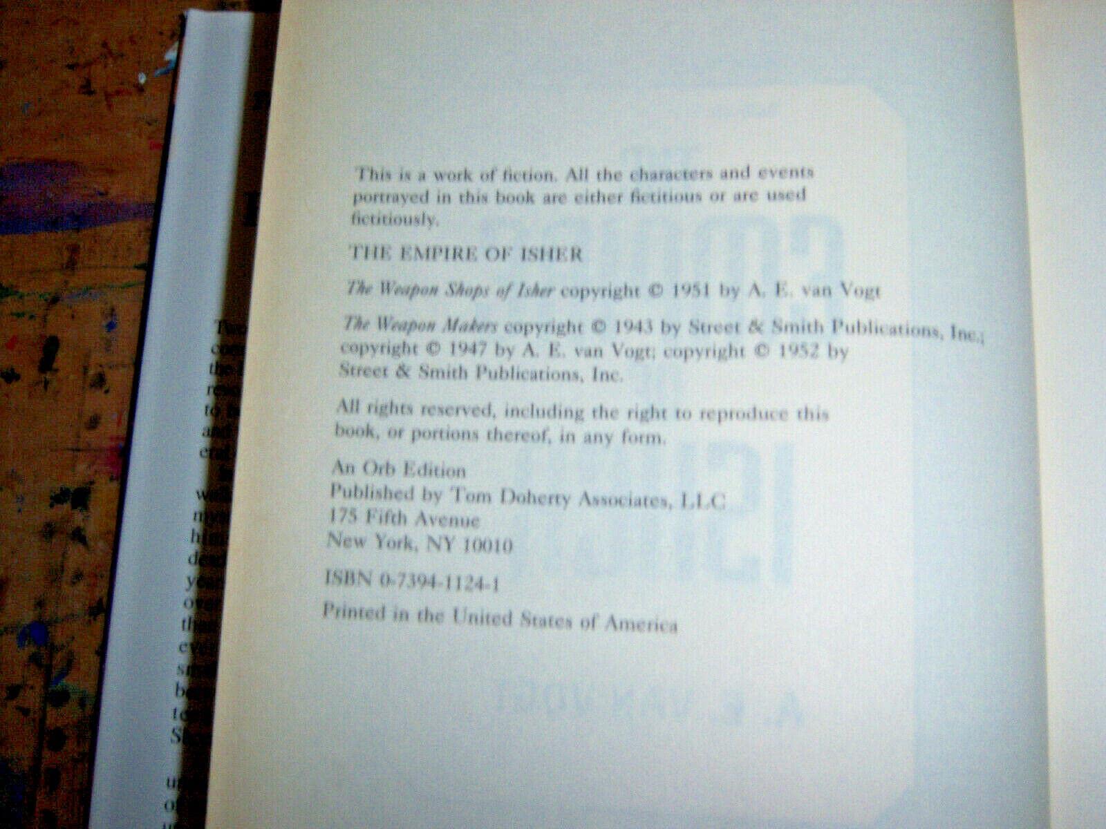 The Empire of Isher (The Weapon Makers and The Weapon Shops of Isher) used book depot