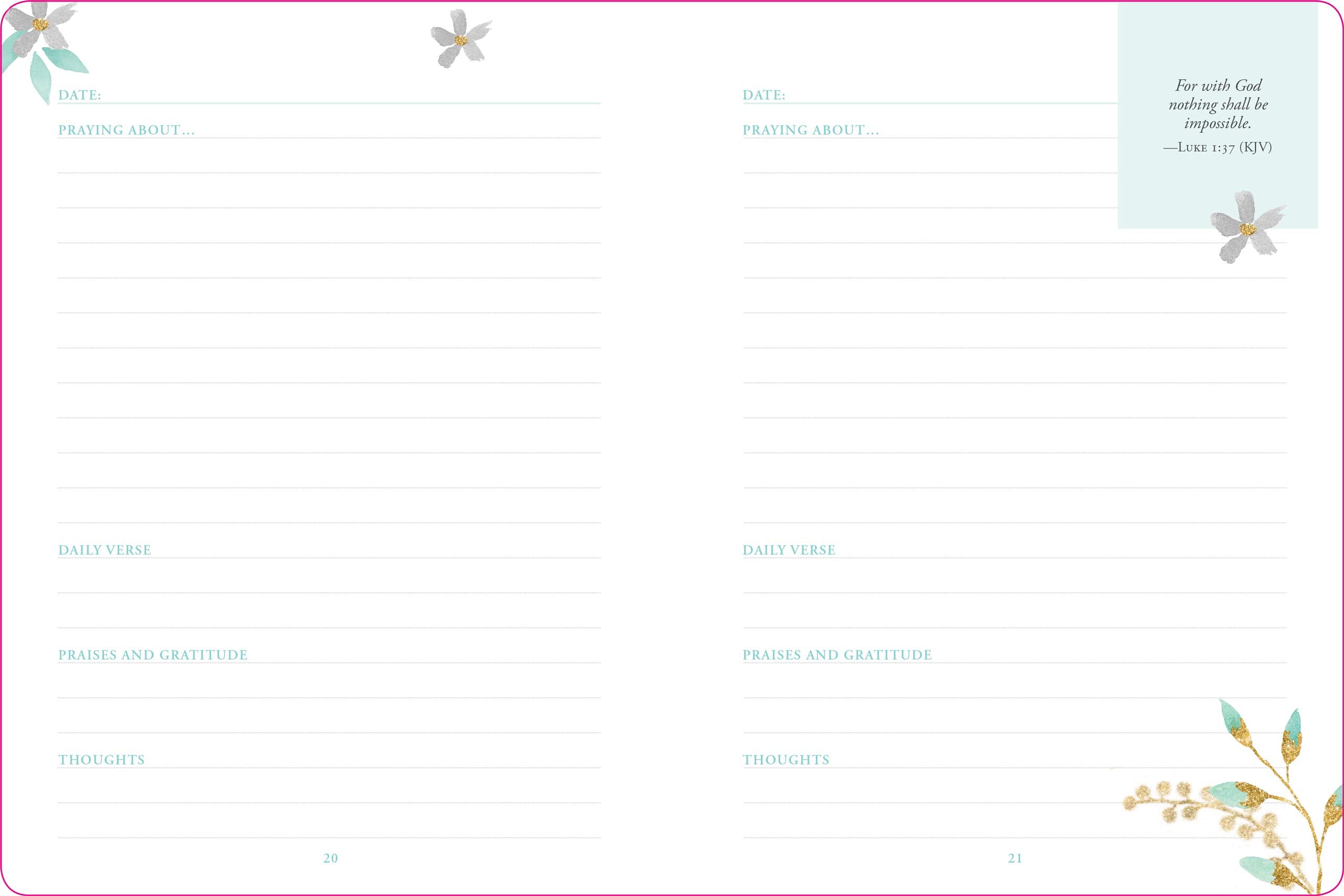 Prayer Journal (A Daily Prayer Journal and Devotional for Women with Scripture) used book depot
