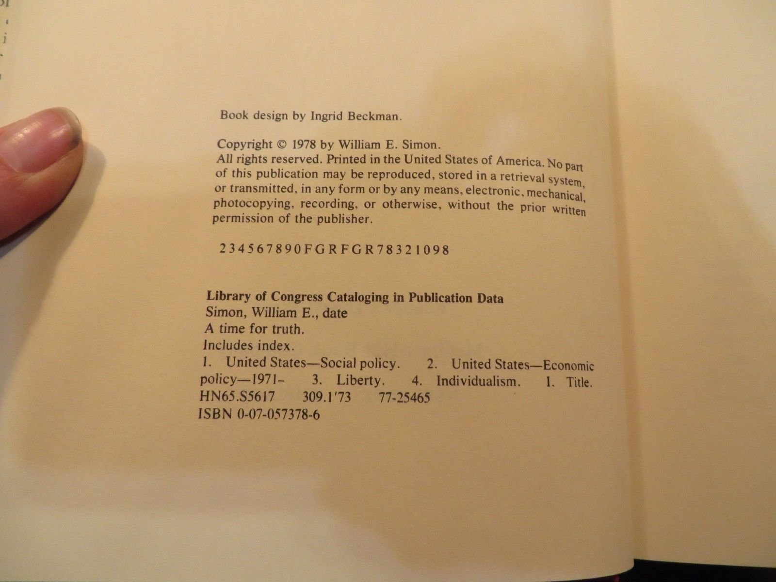 A Time for Truth used book depot