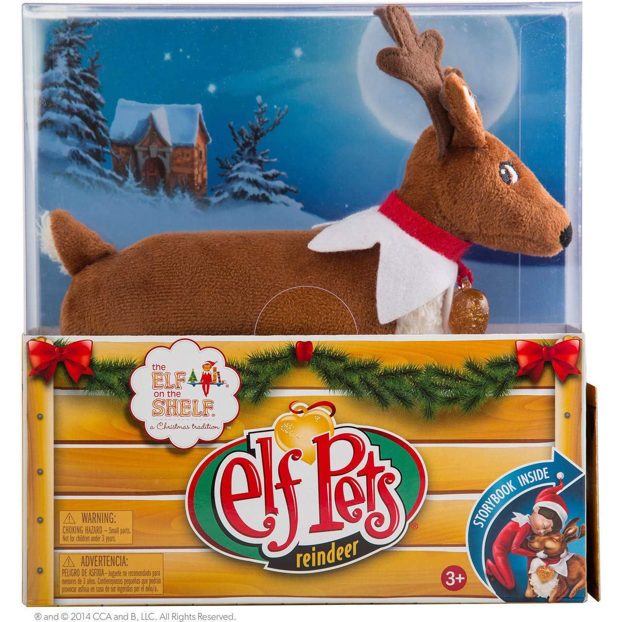 The Elf on the Shelf Pets: A Reindeer Tradition Plush with storybook used book depot
