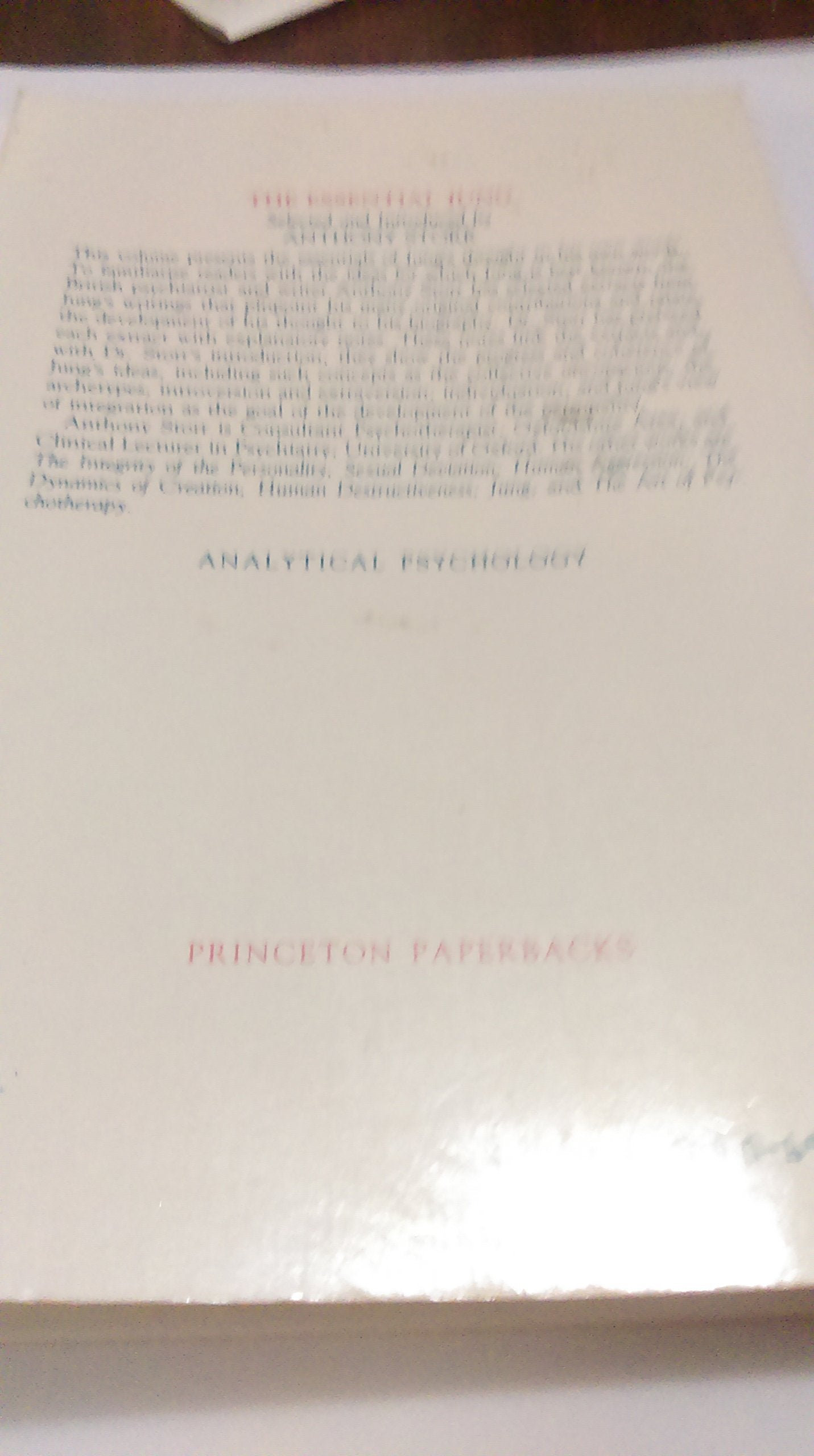 The Essential Jung: Selected Writings Introduced by Anthony Storr