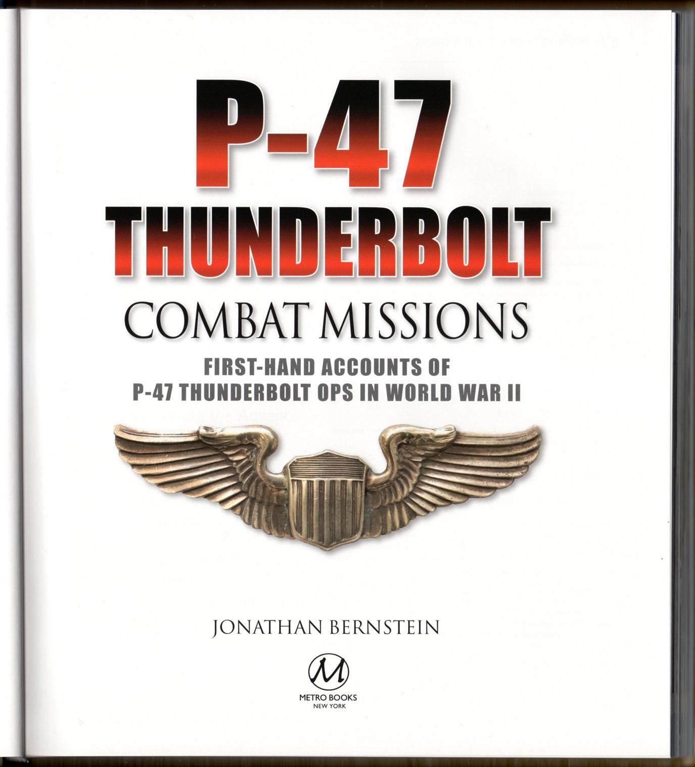 P-47 Thunderbolt Combat Missions used book depot