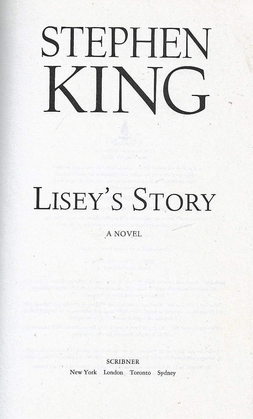 Lisey's Story