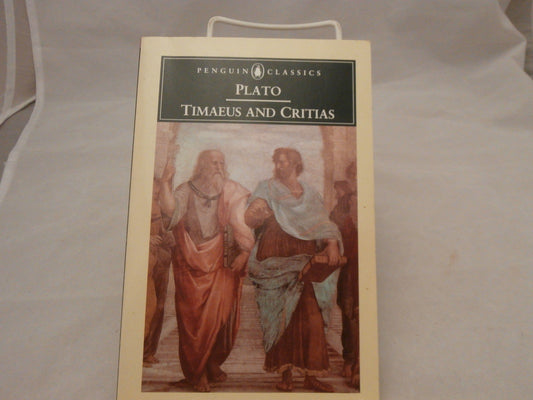 Timaeus and Critias Penguin Classics Plato and Lee, Henry Desmond Pritchard