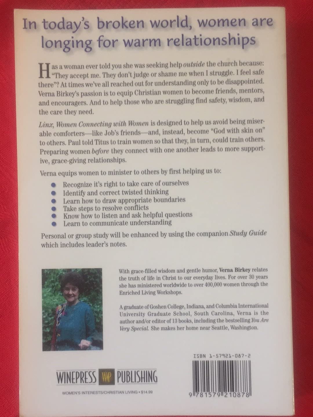 Women Connecting With Women : Equipping Women for Friend-to-Friend Support used book depot