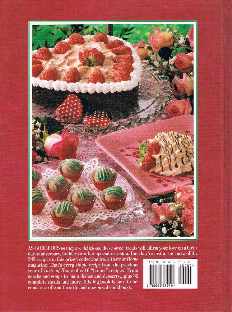 2001 Taste of Home Annual Recipes used book depot