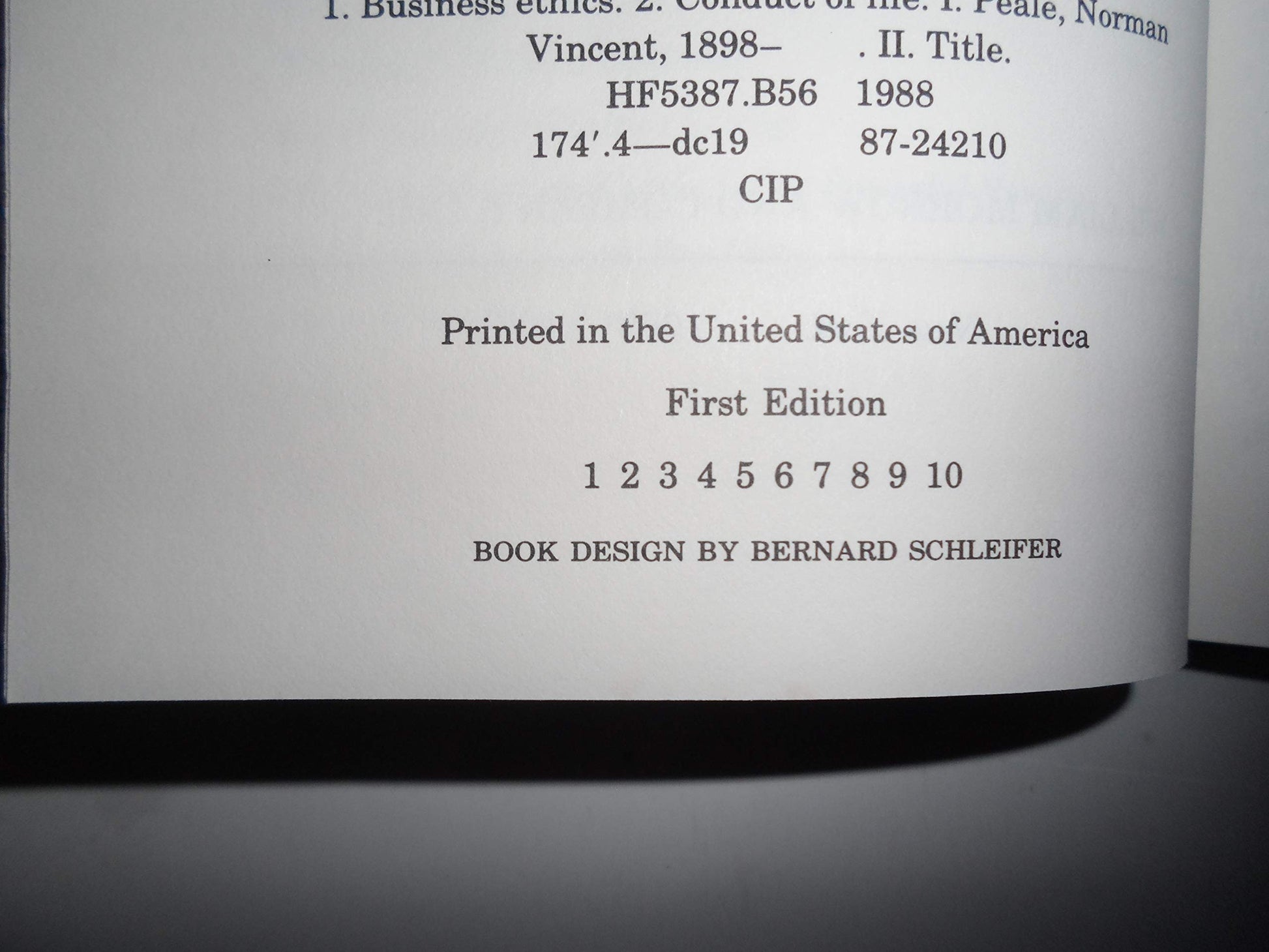 The Power of Ethical Management used book depot