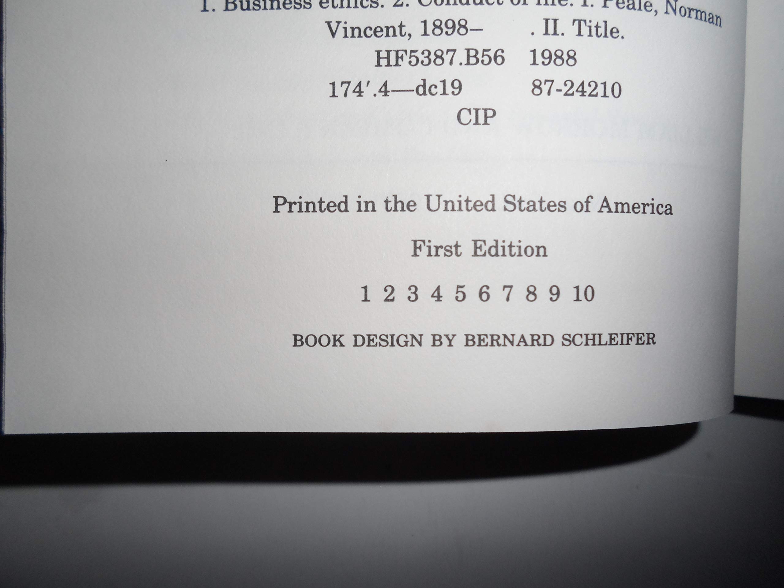 The Power of Ethical Management used book depot