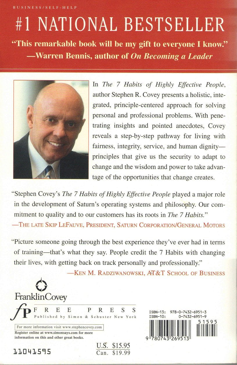 The 7 Habits of Highly Effective People: Powerful Lessons in Personal Change