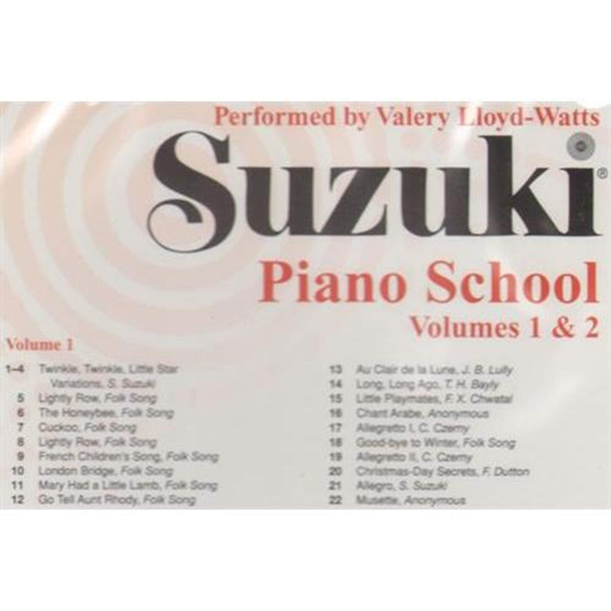 Suzuki Piano School, Vol 1 & 2 used book depot