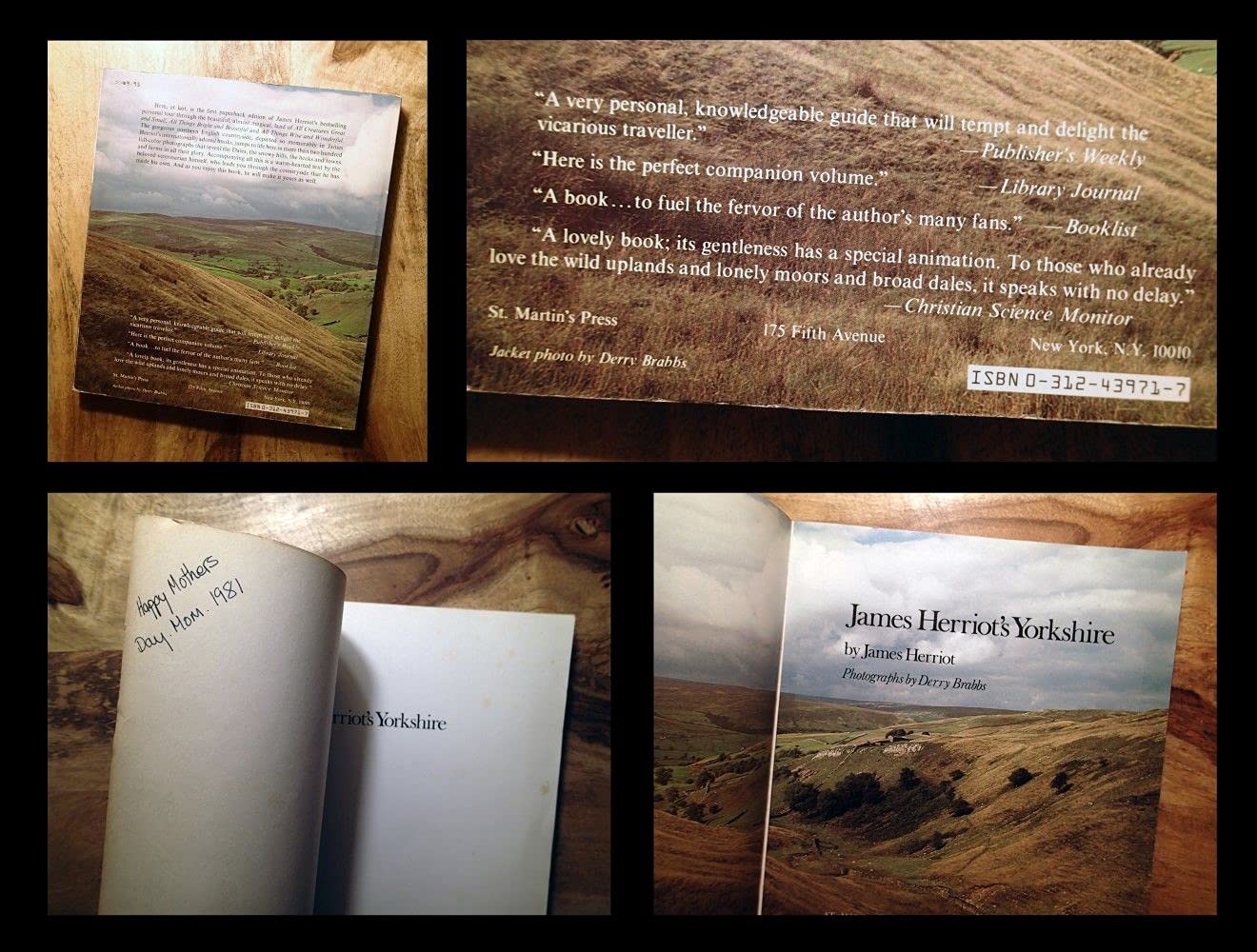 James Herriot's Yorkshire: A Guided Tour With the Beloved Veterinarian Through the Land of All Creatures Great And Small And Every Living Thing, Gloriously Photographed and Memorably Describe used book depot