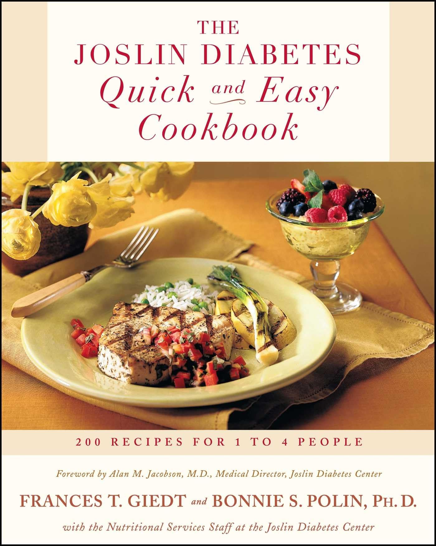 The Joslin Diabetes Quick and Easy Cookbook: 200 Recipes for 1 to 4 People used book depot