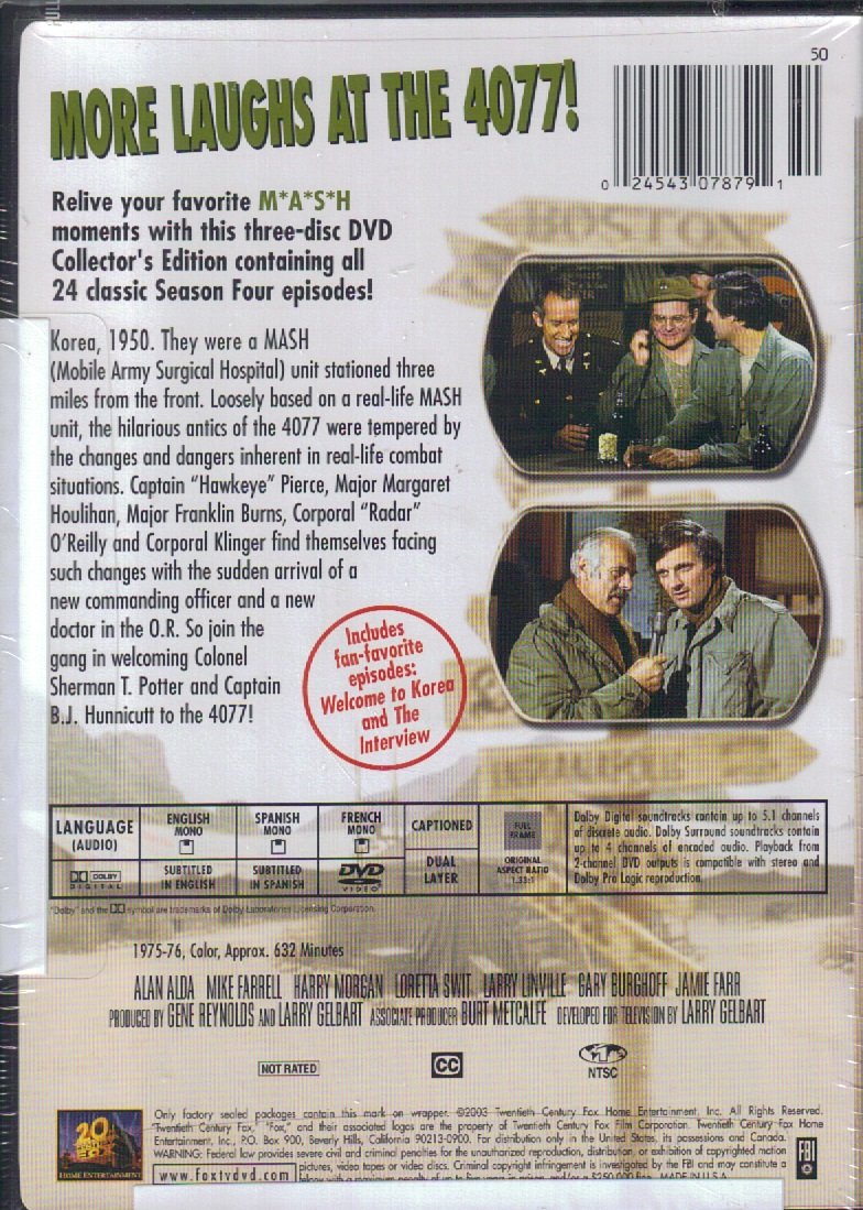 M*A*S*H - Season Four (Collector's Edition) [DVD] used book depot