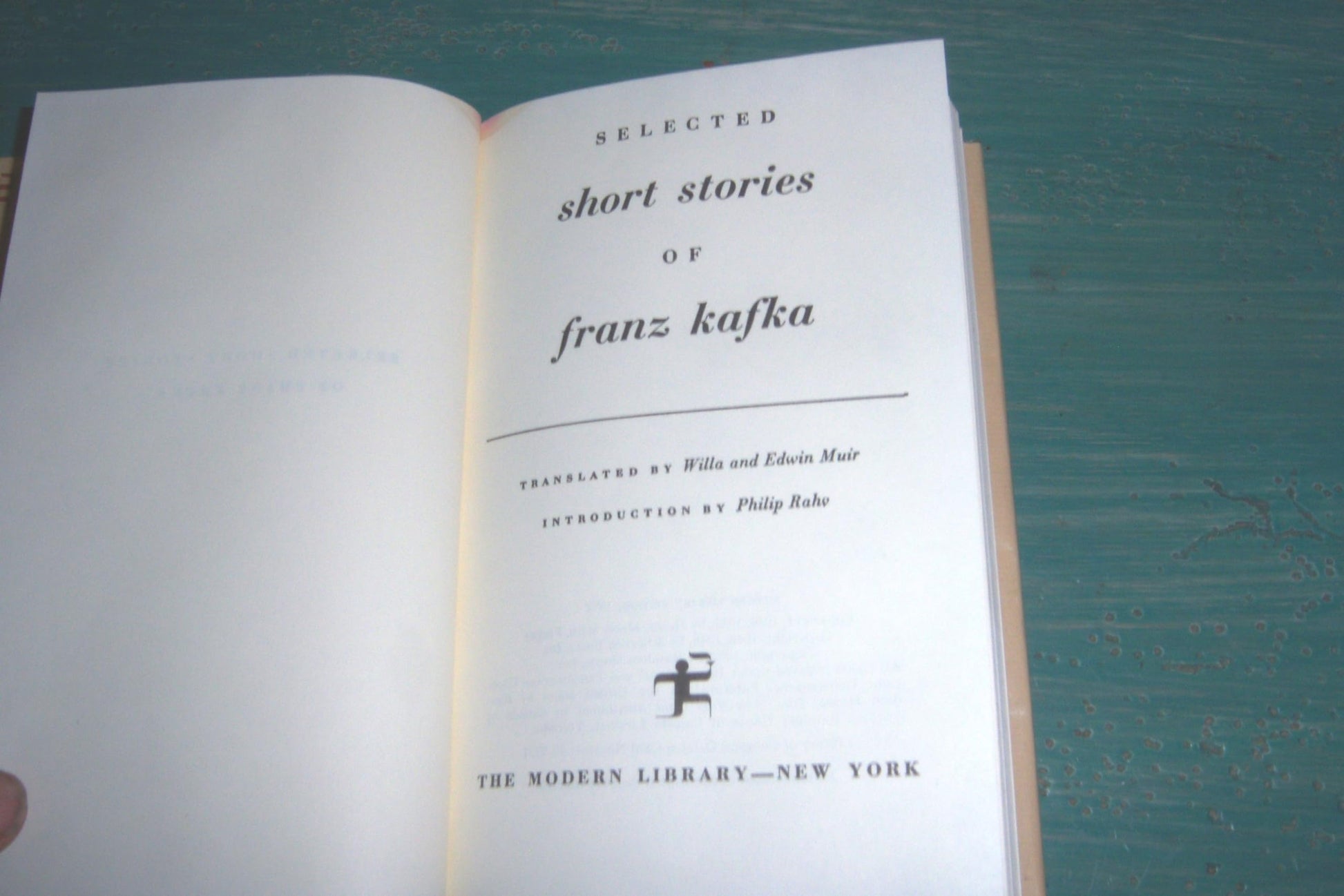 Selected Stories of Franz Kafka used book depot