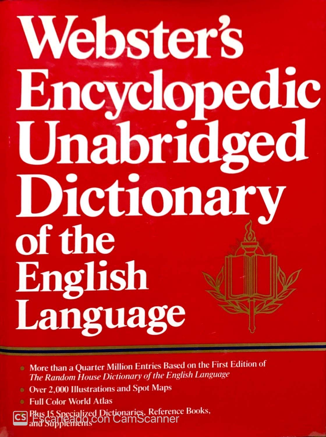 Webster's Encyclopedic Unabridged Dictionary of the English Languagea used book depot