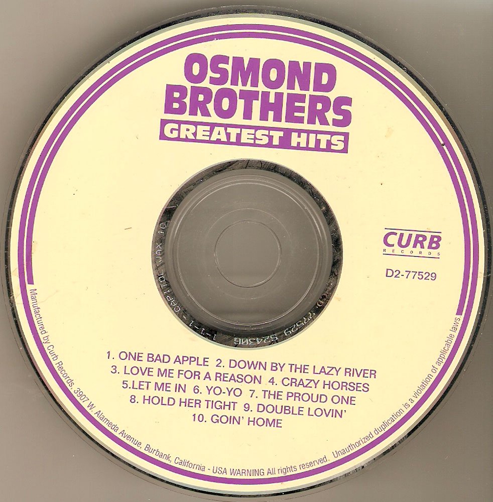 The Osmonds - Greatest Hits used book depot