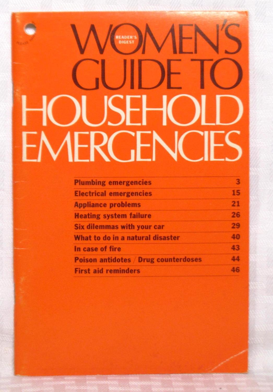 Women's Guide to Household Emergencies