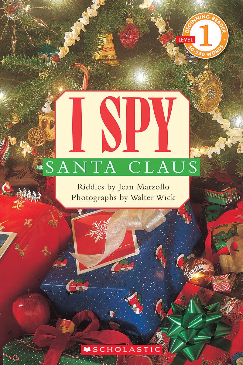 I Spy Santa Claus (Scholastic Reader, Level 1) used book depot