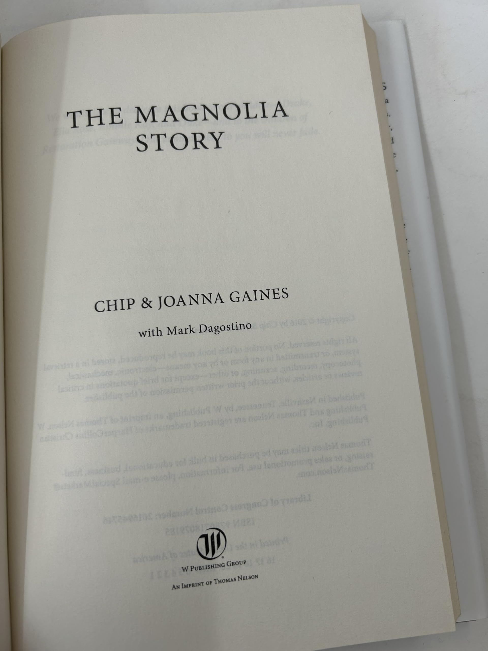 The Magnolia Story - Signed Book