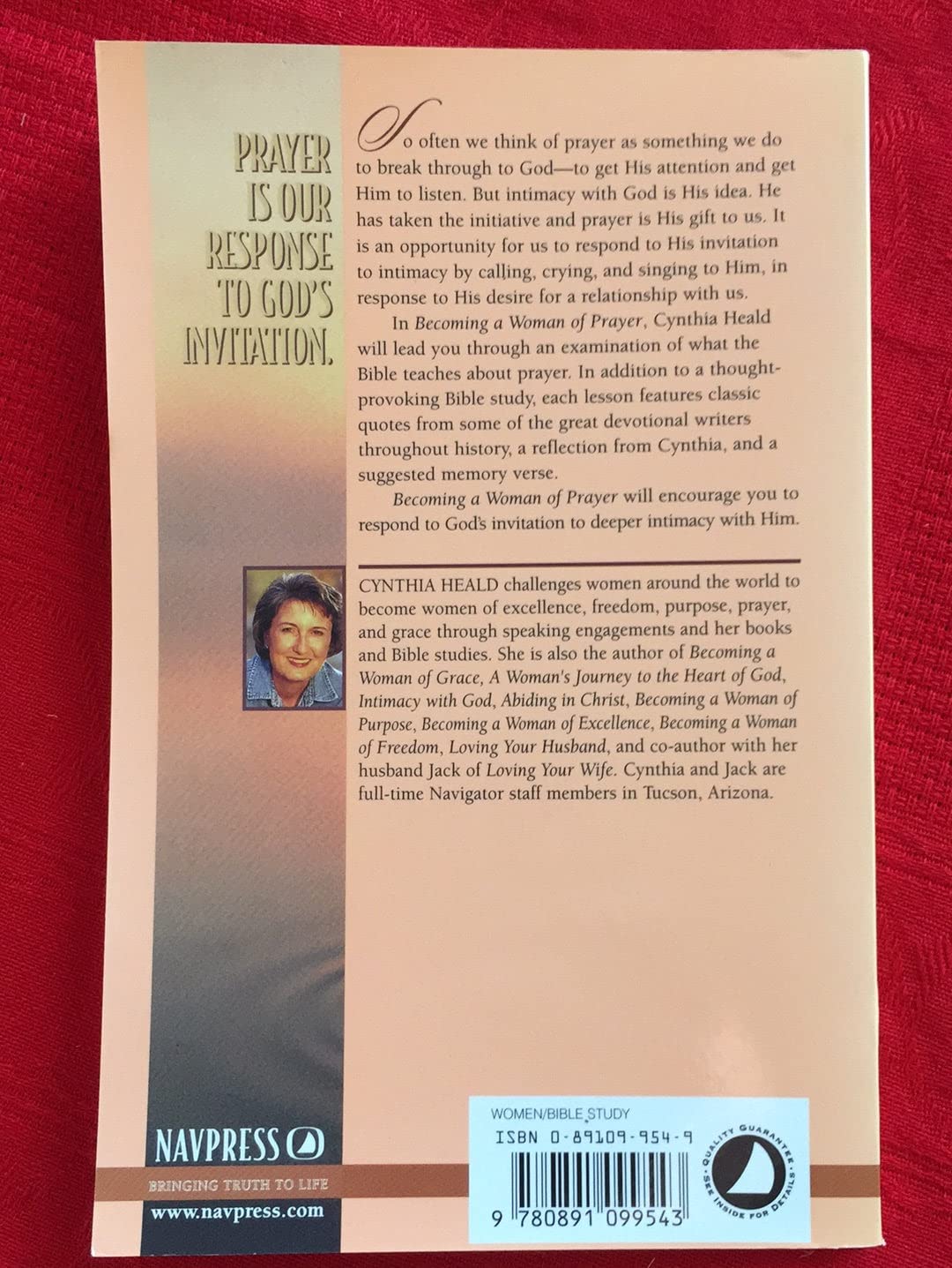 Becoming a Woman of Prayer: A Bible Study used book depot